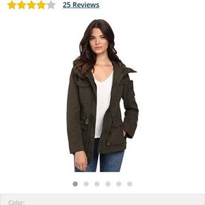 Levis green military jacket